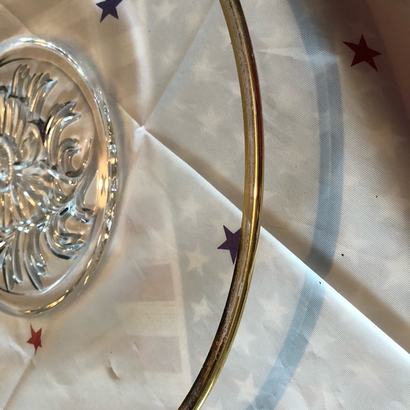 2-pc Vintage Gold Trim “Camilla” MCM Glassware Set - Picture 4 of 15